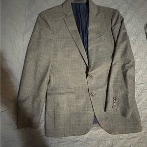 J CREW Ludlow Lanificio Comero
Wool brown/taupe glen plaid blazer/sport coat 38S